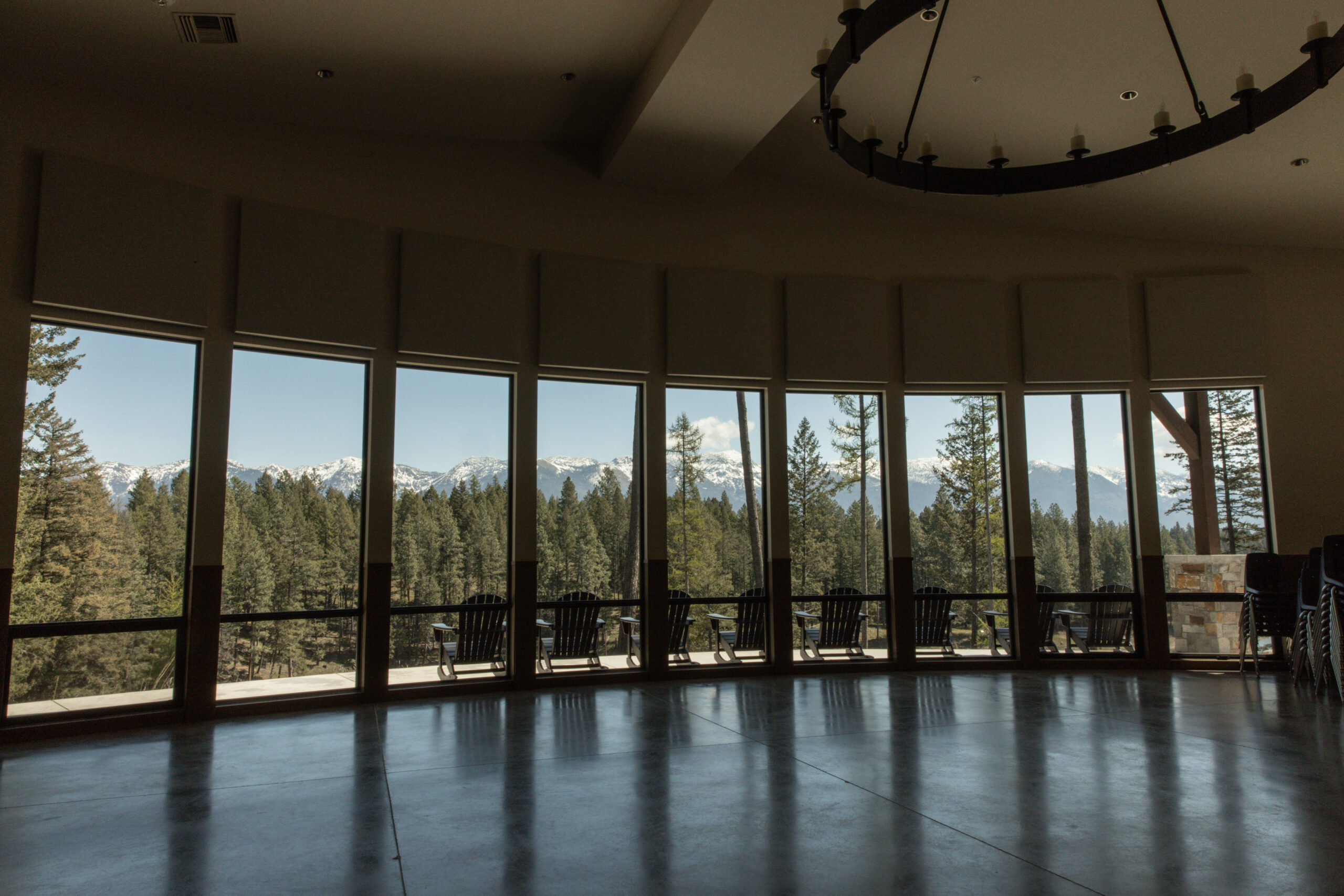 View of the Swan Range from Dining Hall  photo